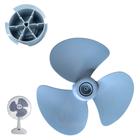 Hélice Ventilador Mallory Boreal Plástico 3 Pás Aerodinâmicas 30cm Cor Azul