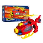 Helicóptero Spray Fumaça De Água Brinquedo Com Som e Luz