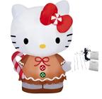 Hello Kitty inflável em vestido de gengibre Sanrio de 1,4 m de altura