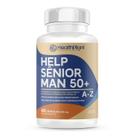 Help Sênior Man 50+ Colágeno tipo2 + 11 Vitaminas e Minerais 60 Cápsulas 500 mg - HealthPlant - Multivitamínico