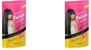 Hene em Gel Pelucia 04x180gr Preto Medio (Preto Natural) Pouch Embelleze