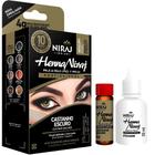 Henna niraj para design de sobrancelhas profissional - 4 g c