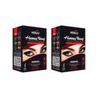 Henna Sobrancelhas Niraj 4G + Fixador Marrom - Kit Com 2Un