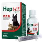 Hepvet Suspensão Suplemento Vitamínico para Cães e Gatos Vetnil 60ml