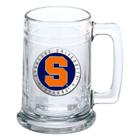 Heritage Pewter Syracuse Beer Stein Glass 15 onças de vidro de cerveja estilo alemão Estanho de metal intrincadamente trabalhado Alma Mater Inlay