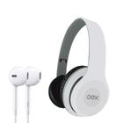 Hf100 combo twin com headset e fone de ouvido branco