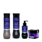 Hidrabell Caviar - Shampoo 350ml+Condicionador 330g+Leave-in 200g+Mascara 250g