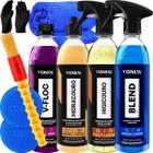 Hidratação e Limpeza Automotiva Hidracouro Shampoo Neutro V-Floc Cera Liquida Blend Spray Limpador Higicouro