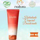 Hidratante Kaiak Feminino 100mL Com Ou Sem Enxágue Banho Rápida Absorção Hidratação Imediata Natura