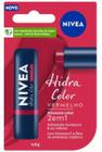 Hidratante Labial Nivea Hidra Color Vermelho 2 em 1 com 4,8g
