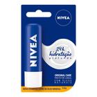 Hidratante Labial Nivea Original Care Protetor Hidratação Profunda 4,8g (Kit com 5 Unidades)