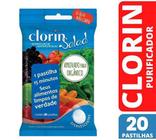 Higienizador de Alimentos Orgânicos Clorin Salad 20 Pastilhas com NF