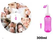 Higienizador Ducha Nasal Lavador Sinusite 300Ml - Rosa