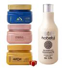 Hobety Cronograma Hidrata+ Rose+ Ouro+ Restore Line 4 Itens