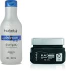 Hobety Kit Matizador Shampoo Platinum e Máscara Black 300gr