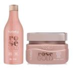 Hobety Kit Rose Gold Shampoo E Mascara