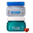 Hobety Máscara Platinum Plus 300G +Máscara Perfect Care 300G