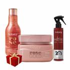 Hobety Rose Gold Shamp 300Ml Másc 300Gr+ Liso Imediato 255Ml