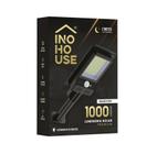 Holofote Solar Refletor 2 ANOS GARANTIA Autonomo 1000lm Premium Ip65 Preta Até 2 Noites Autonomia