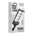 Holofote Solar Refletor 400w Poste Luminaria Autonoma 5000 LUMENS Kit Completo Preta IP65