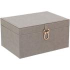 HOME&CO VÊNUS CAIXA ORGANIZADORA 18x35x25cm SINTÉTICO BEGE