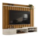 Home Frisado para TVs 75" Ravena Naturale Off White - Casa H