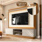 Home Guararapes para TV 75'' com Led Nature/Off White Linea