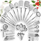 Home Hero 29-pcs Conjunto de Utensílios de Cozinha - Conjunto de Utensílios de Cozinha de Aço Inoxidável com Espátula - Gadgets de Cozinha e Conjunto de Presentes de Ferramentas de Cozinha