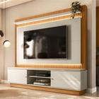 Home para TV ate 75 Polegadas Com Led Clark Nature Off-White - Casa H