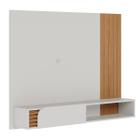 Home Suspenso para TVs 60" Bolonha Off White Matte Freijó - CasaH