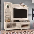 Home Theater Frizz Prime para TV de até 55 polegadas (COM RODÍZIOS) - CALACATA / OFF WHITE - Madetec