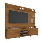 Home Theater Rack e Painel 2.20 p/TV ate 72" Freijó - Cedro