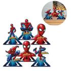 Homem Aranha Decoração De Mesa Totens De Mesa - Regina Festas