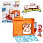 Homem Aranha Spidey Aming Friends Pizzaria City Blocks - Hasbro