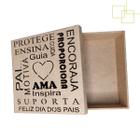 Homenagem Dia dos Pais Caixa de Presente em MDF Decorada 15X15X5