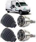 Homocinetica externa renault master 2.5 2.8 36x28 dentes s/abs 2002 á 2013 kit c/2 junta fixa lado d