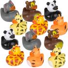 Hora do banho de animais do zoológico Rubber Duckies Rhode Island Novelty 2