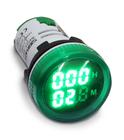 Horímetro Digital 22MM AD22-22HMG Verde de 0-999H - Alimentação 220~380Vca