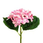 Hortênsia Rosa Claro Haste 32X18Cm Flor Planta Artificial - Inigual