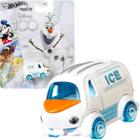 Hot Wheels Carrinho Olaf Frozen Disney 100 Anos Character Cars - Mattel HNP48