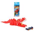 Hot Wheels City Lançador de Dinossauro 3+ GVF41 Mattel