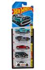 Hot Wheels Expositor - Display Parede 5 Blister Preto