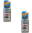 Hot Wheels Expositor - Display Parede 5 Blisters Preto 2 Un - Mattel