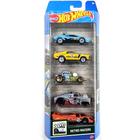 Hot Wheels Pack com 5 carrinhos