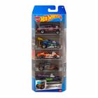 Hot Wheels Pack com 5 Carros Exposed Engines HFV90 - Mattel