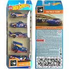 Carrinhos Hot Wheels c/ 5 Carros - Mattel - nivalmix