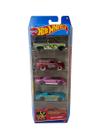 Hot Wheels Pacote com 5 Carros - Mattel