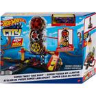 Hot Wheels Pista City Super Loja De Pneus HDP02 Mattel