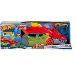 Hot wheels pista e acessorio city transportador do dragao gtk42