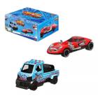 Hot Wheels Pull-back Speeders 2 Carrinhos 1:43 Metal Fricção - Mattel